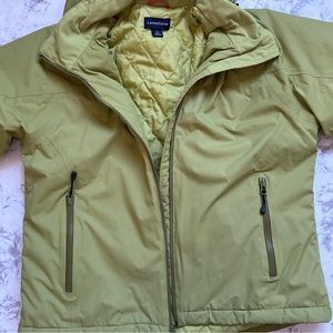 Lands’ End Hooded Winter Coat Size Medium (10-12) In Green